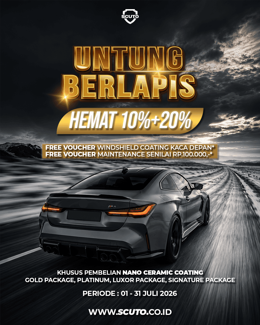 untung berlapis juli